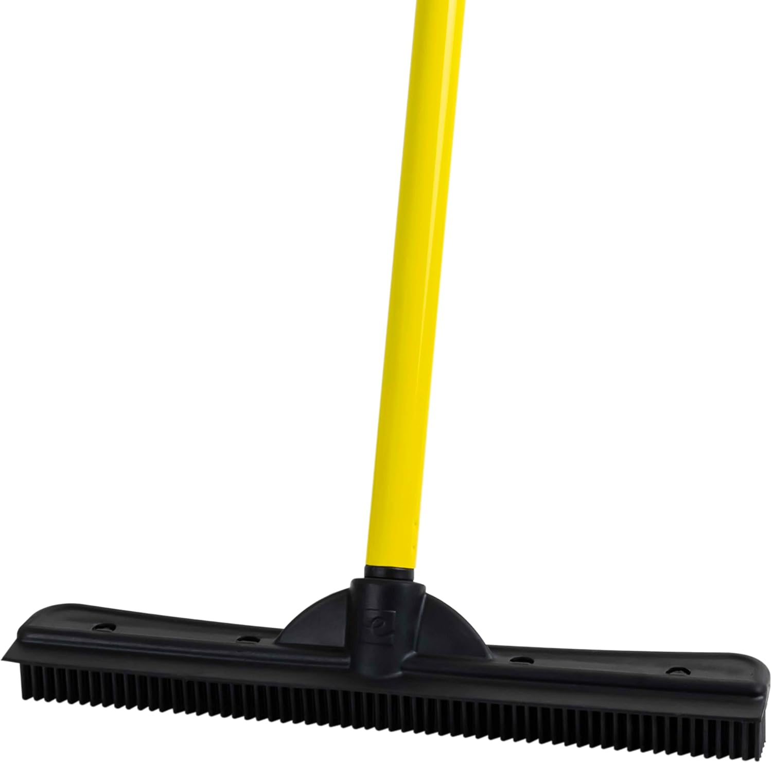 FURemover Original indoor rubber broom with a wide rubber-bristle head for gathering pet hair from rugs and hard floors