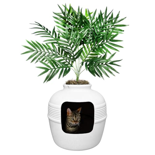 Good Pet Stuff Original Hidden Litter Box covered planter used as a covered litter-box format example